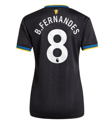 Manchester United Bruno Fernandes #8 Tredje Tröja Kvinnor 2025-26 Kortärmad